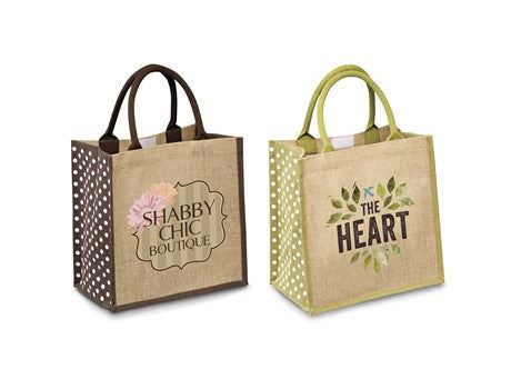 Polka Jute Tote-