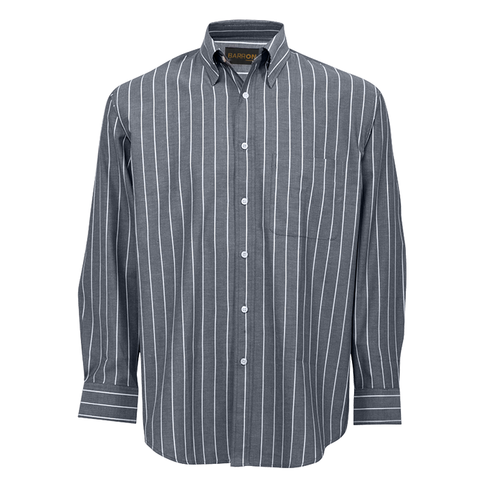 President Stripe Lounge Long Sleeve - Shirts-Corporate