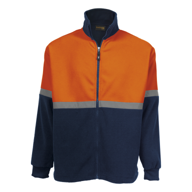 Quarry Fleece  Navy/Safety Orange / XS / Regular - 