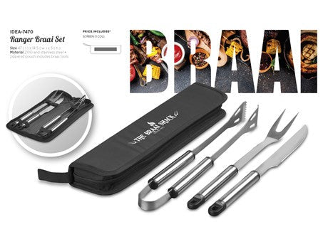 Ranger BBQ Set-Black-BL