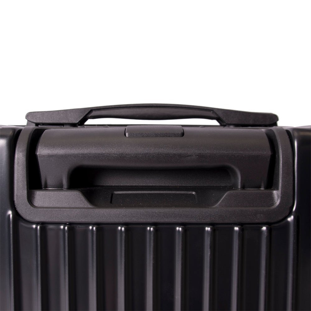 Ridge 56cm Cabin Spinner Trolley Case | Black-Suitcases