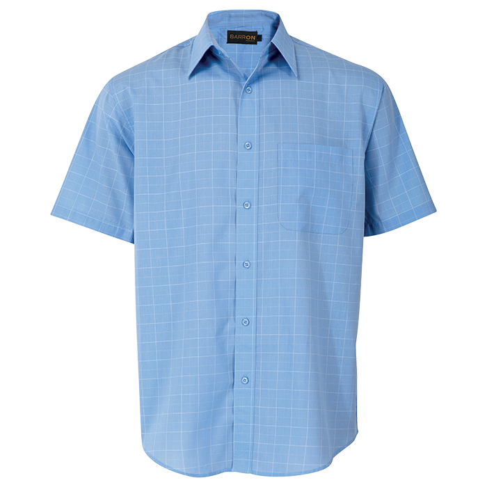 Saddle Stitch Lounge Short Sleeve  Sky Blue/White / 