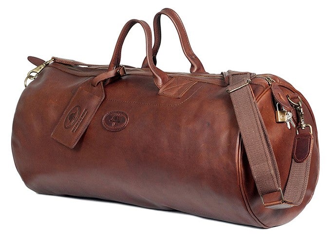 Safari Duffel Short-Duffel Bags-Leather