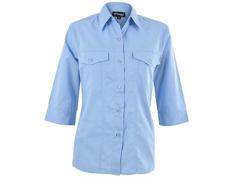 Sally Casual Blouse - Sky Blue Only-