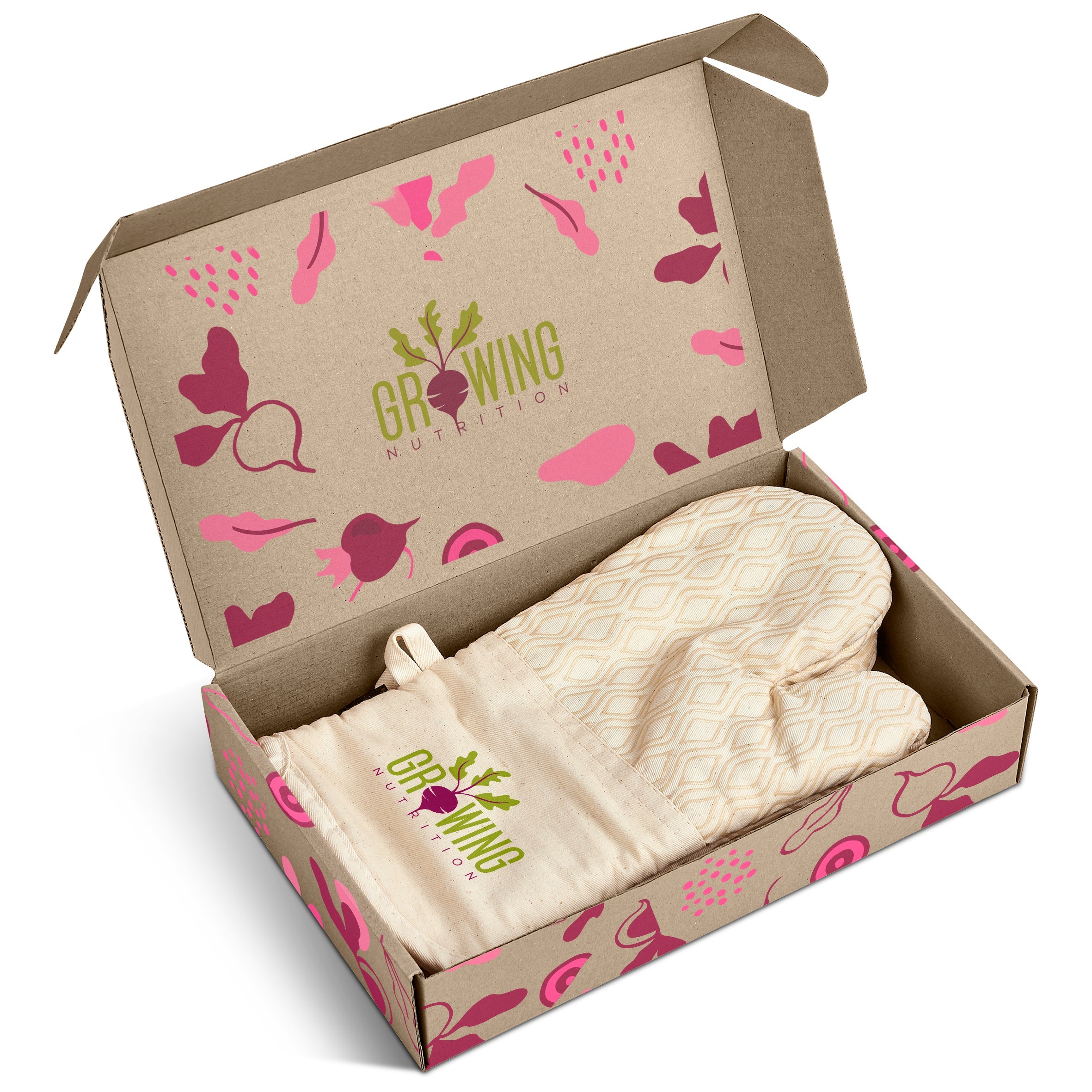 Serendipio Tanoreen Oven Glove Pair in Gift Box Natural / NT