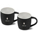 Serendipio Victoria Ceramic Mug Duo Set Black / BL