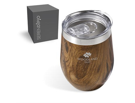 Serendipio Woodbury Vacuum Cup - 300ml-Brown-BN