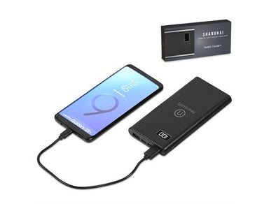 Shanghai 10000mAh Fast Charging Power Bank Black / BL