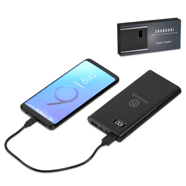 Shanghai 10000mAh Fast Charging Power Bank Black / BL