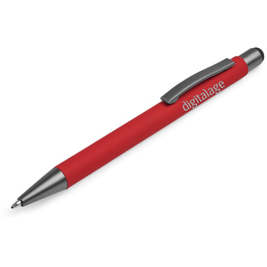 Silky Stylus Ball Pen-Red-R