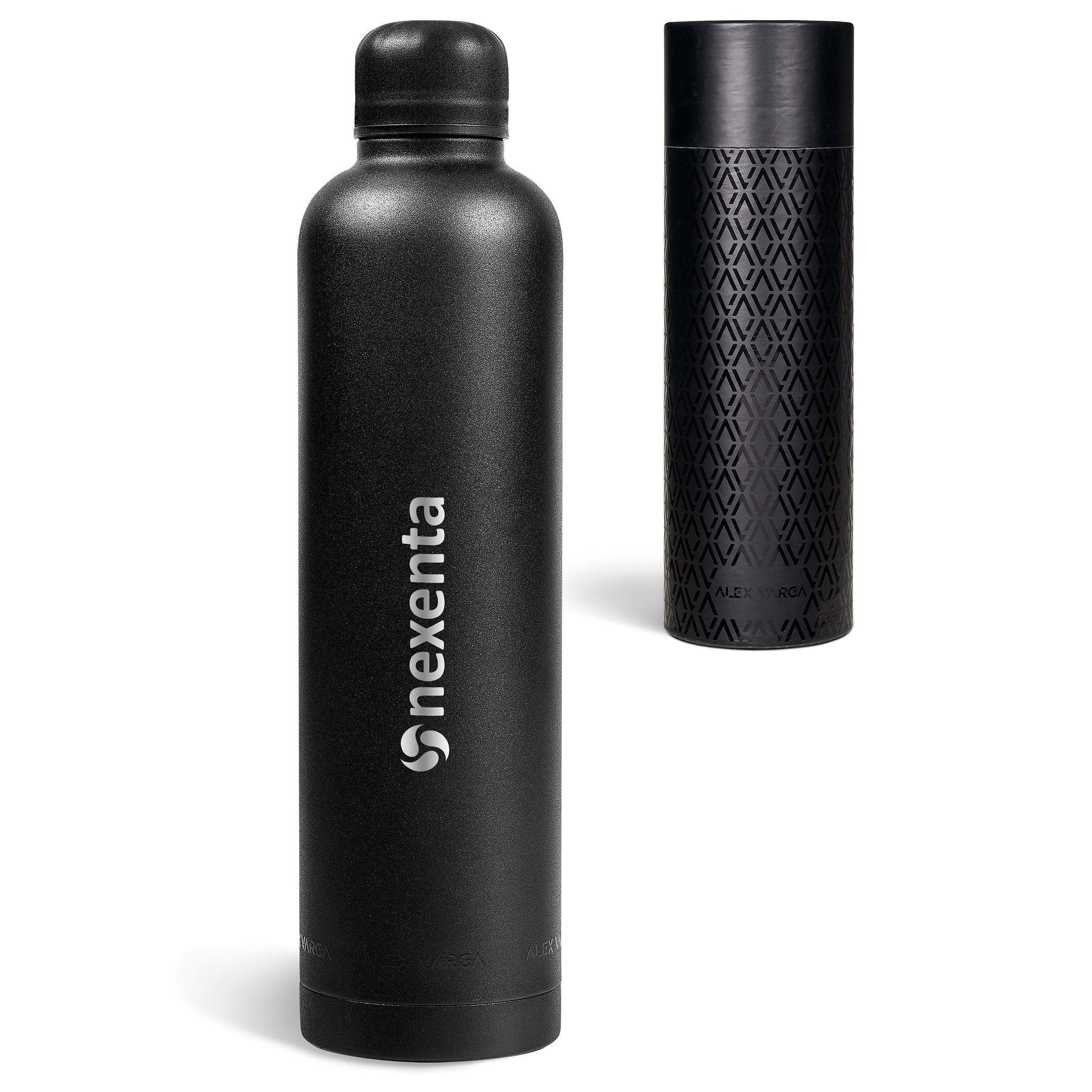 Alex Varga Sirona Vacuum Water Bottle - 700ml-Water Bottles-Black-BL