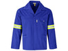 Site Premium Polycotton Jacket - Reflective Arms & Back - Yellow Tape-