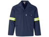 Site Premium Polycotton Jacket - Reflective Arms & Back - Yellow Tape-