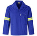 Site Premium Polycotton Jacket - Reflective Arms & Back - Yellow Tape-