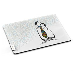 AndyC Mr & Mrs Smarty Pants Glass Serving Board-BOARD