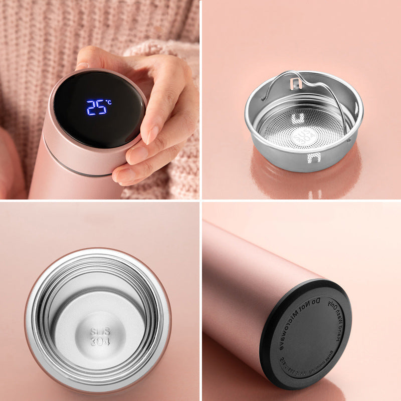 Smart Thermos Flask Bottle with Digital Temperature Display