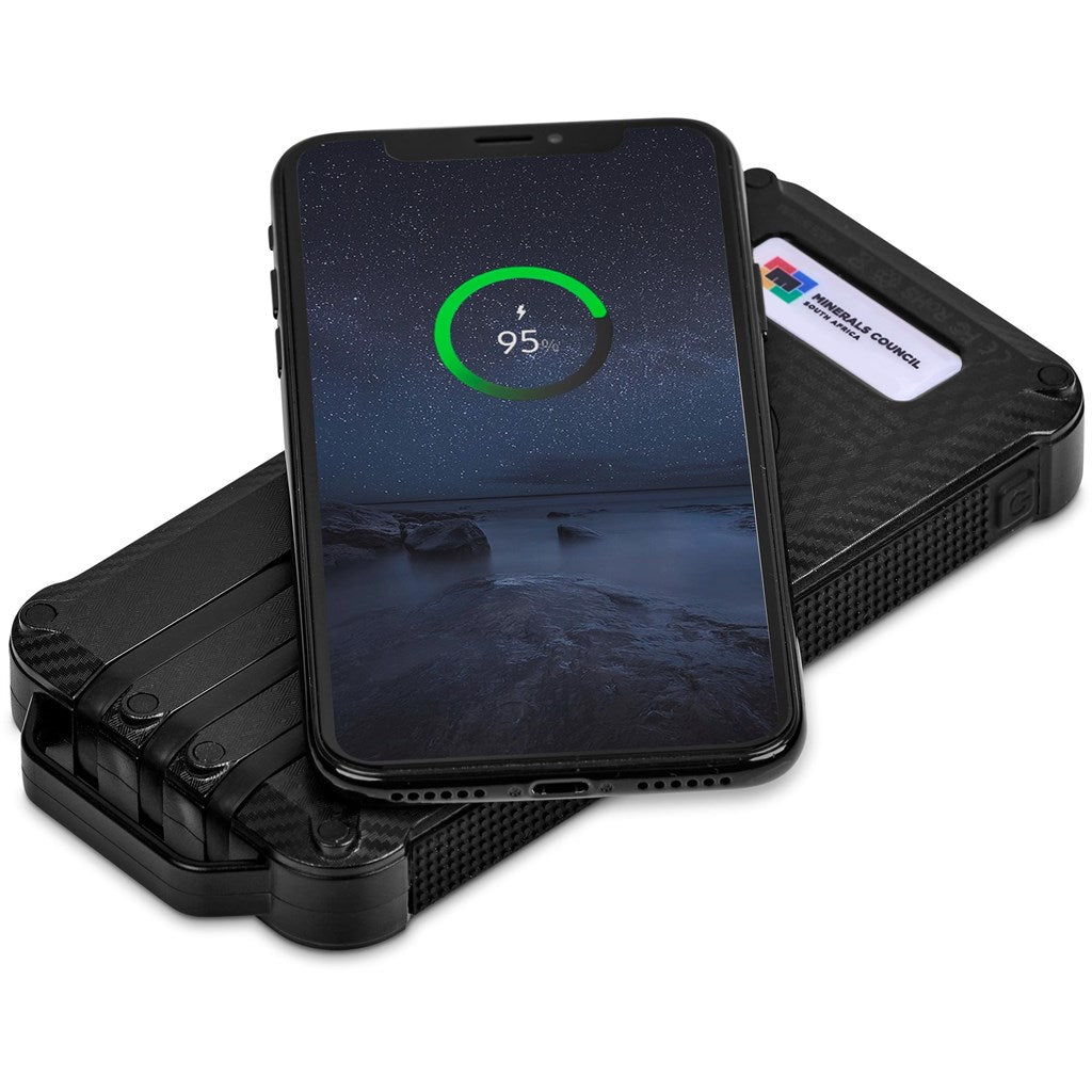 Heaven Wireless Charging Solar Power Bank - 10,000mAh