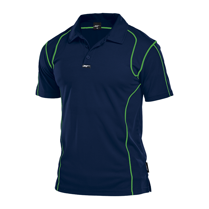 BRT Speedster Golf Shirt Navy/Lime / XS / Regular - Off Field Apparel