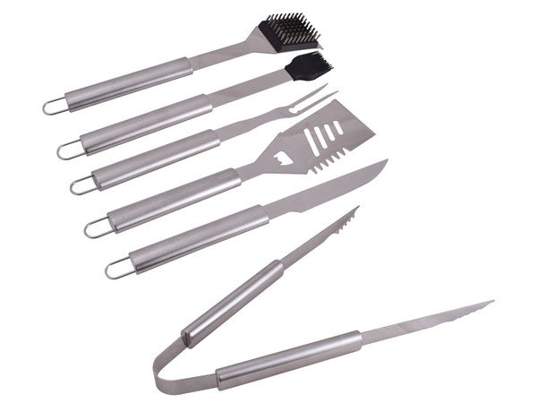 Stainless Steel Braai Set in Aluminium Carry Case