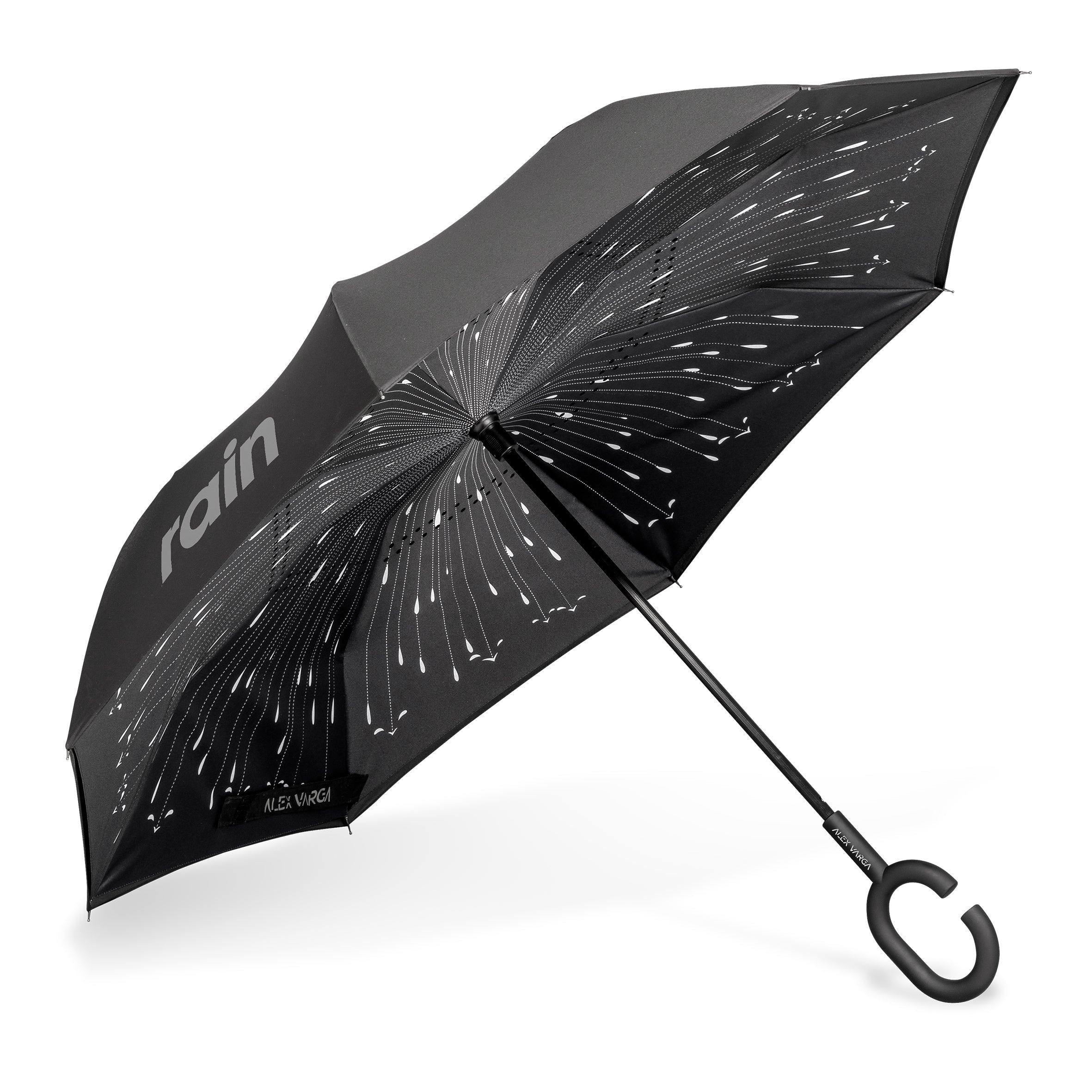 Alex Varga Tempest Umbrella-Black-BL