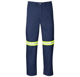 Trade Polycotton Pants - Reflective Legs - Yellow Tape-