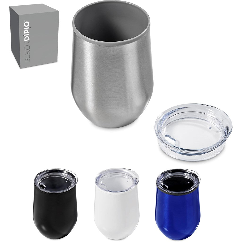 Stainless Steel & Plastic Double-Wall Tumbler - 350ml