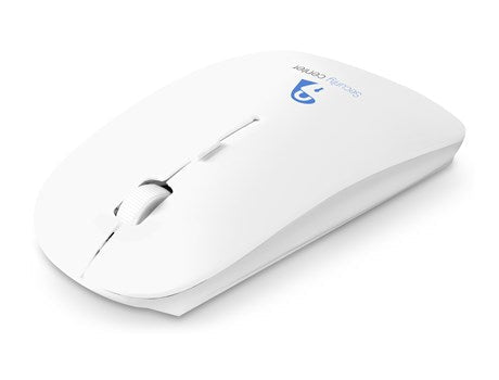 Wizz Wireless Optical Mouse - Solid White Only-