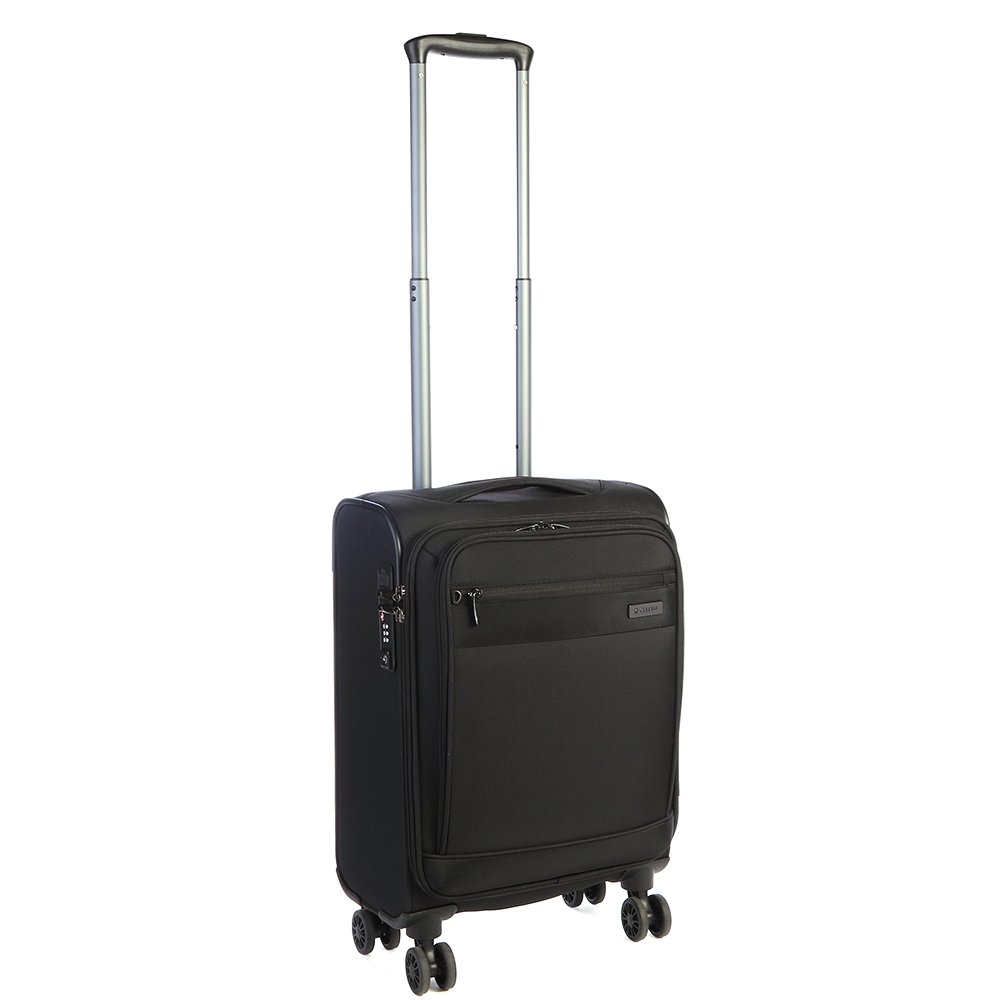 Xpress 53cm Carry On with Scanstop & USB port | Black-Suitcases