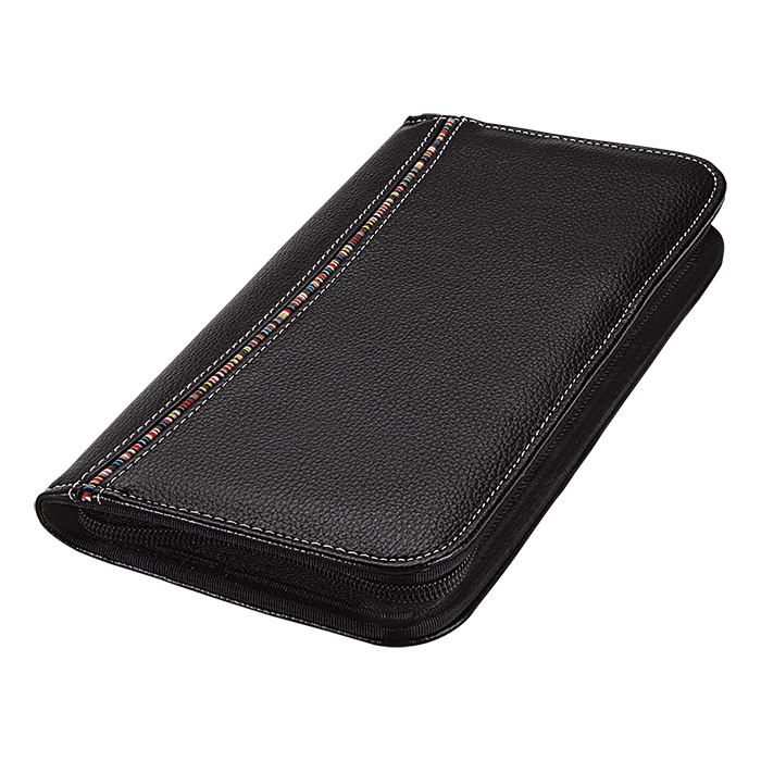 BF0025 - Tribal Stripe Zippered Passport Wallet