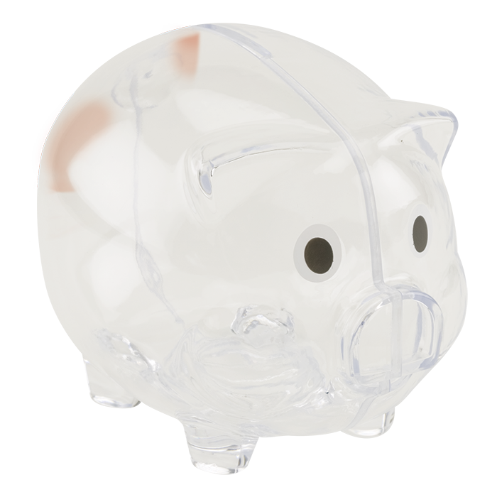 BD0012 - Plastic Piggy Bank