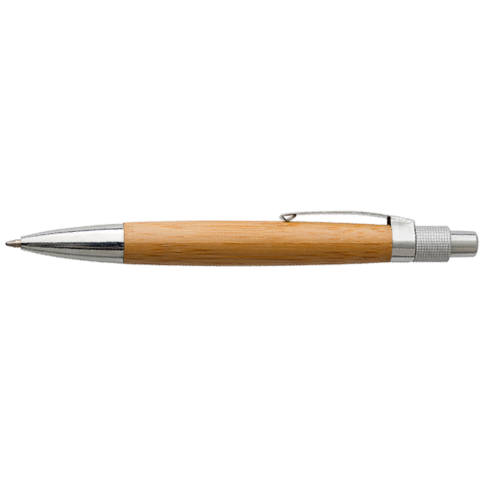 BP6612 - Bamboo Ballpoint Pen with Metal Clip