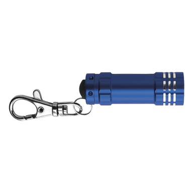 BK4861 - Metal Pocket Torch with LED Lights Cobalt / STD / Regular - Keychains