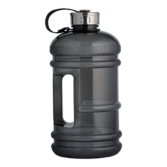 BW0077 - 2.2 Litre Water Bottle With Integrated Carry Handle Smoke / STD / Regular - Drinkware