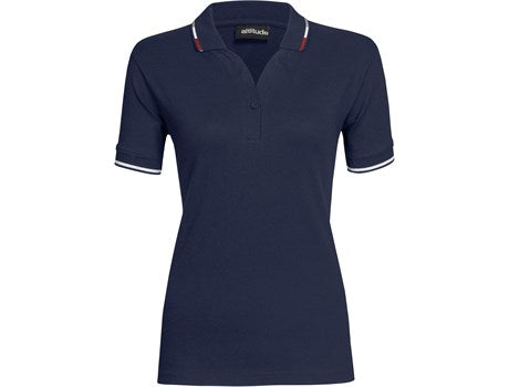 Ladies Ash Golf Shirt - White