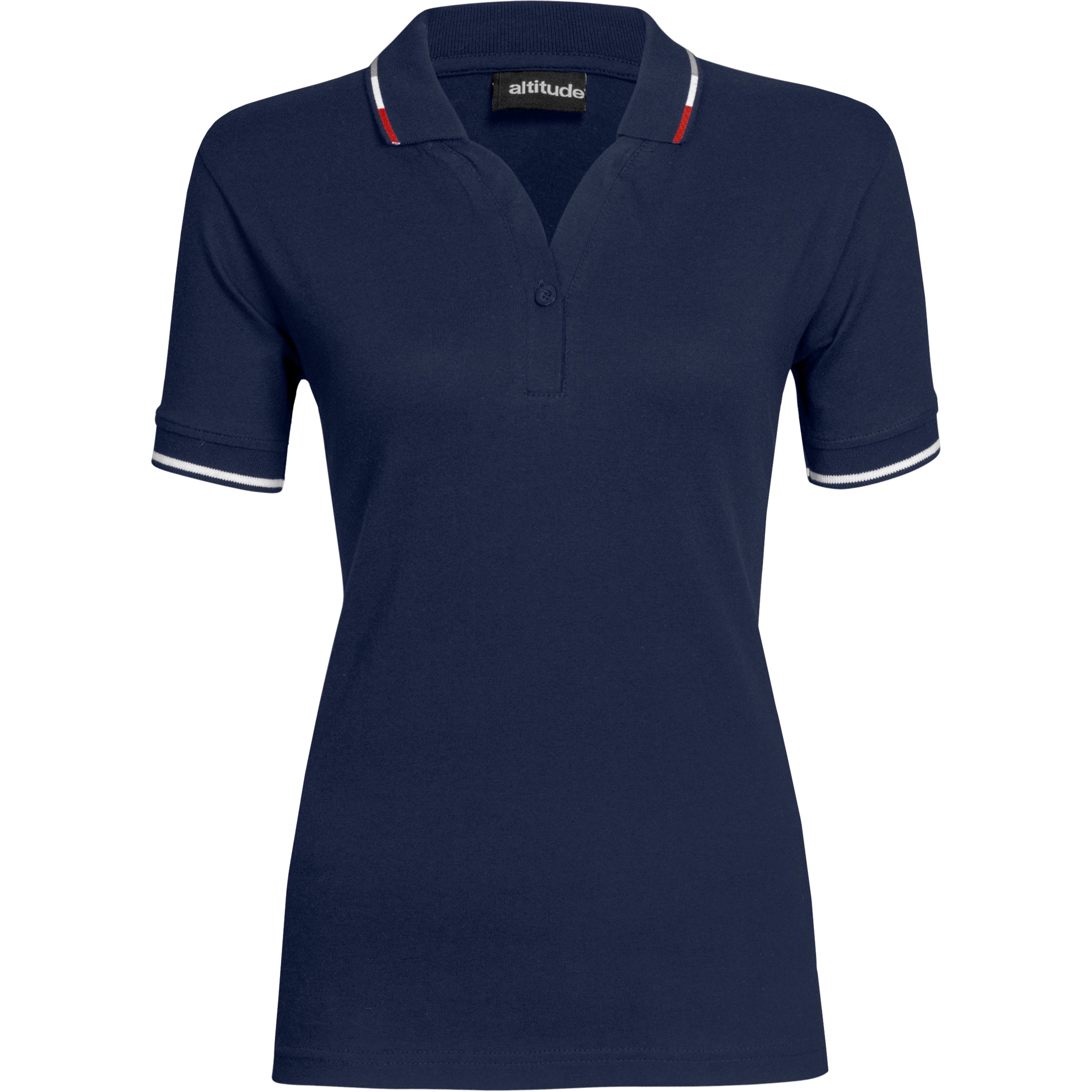 Ladies Ash Golf Shirt - White