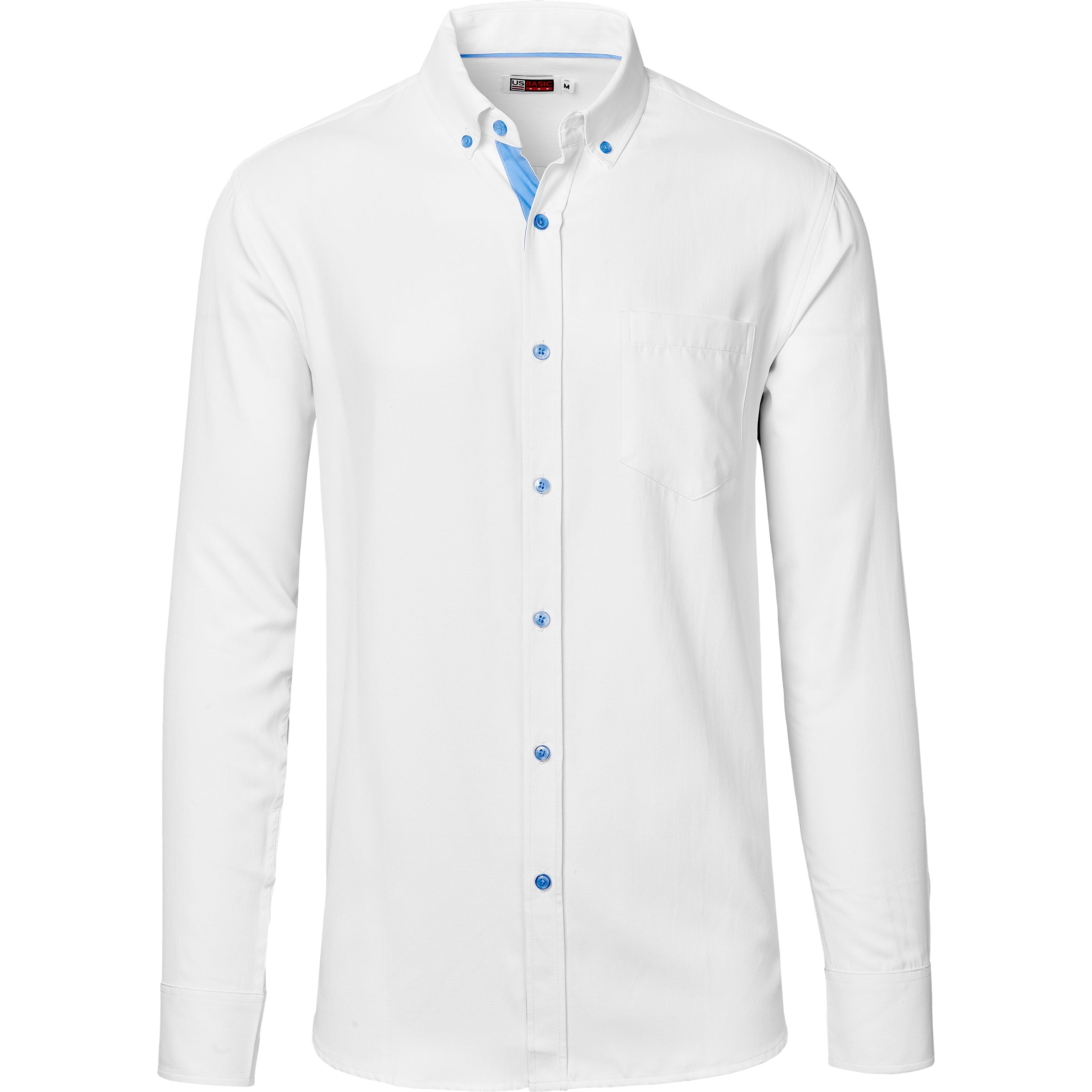 Mens Long Sleeve Casablanca Shirt - Navy