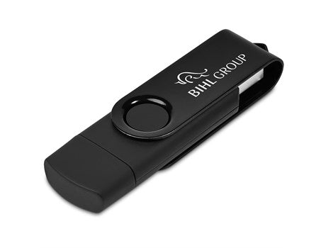 Shuffle Gyro Black Flash Drive – 32GB