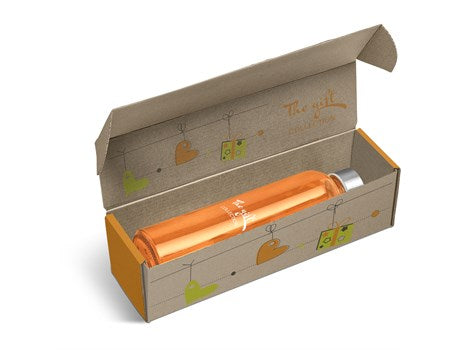 Pura Bottle in Bianca Custom Gift Box - Orange