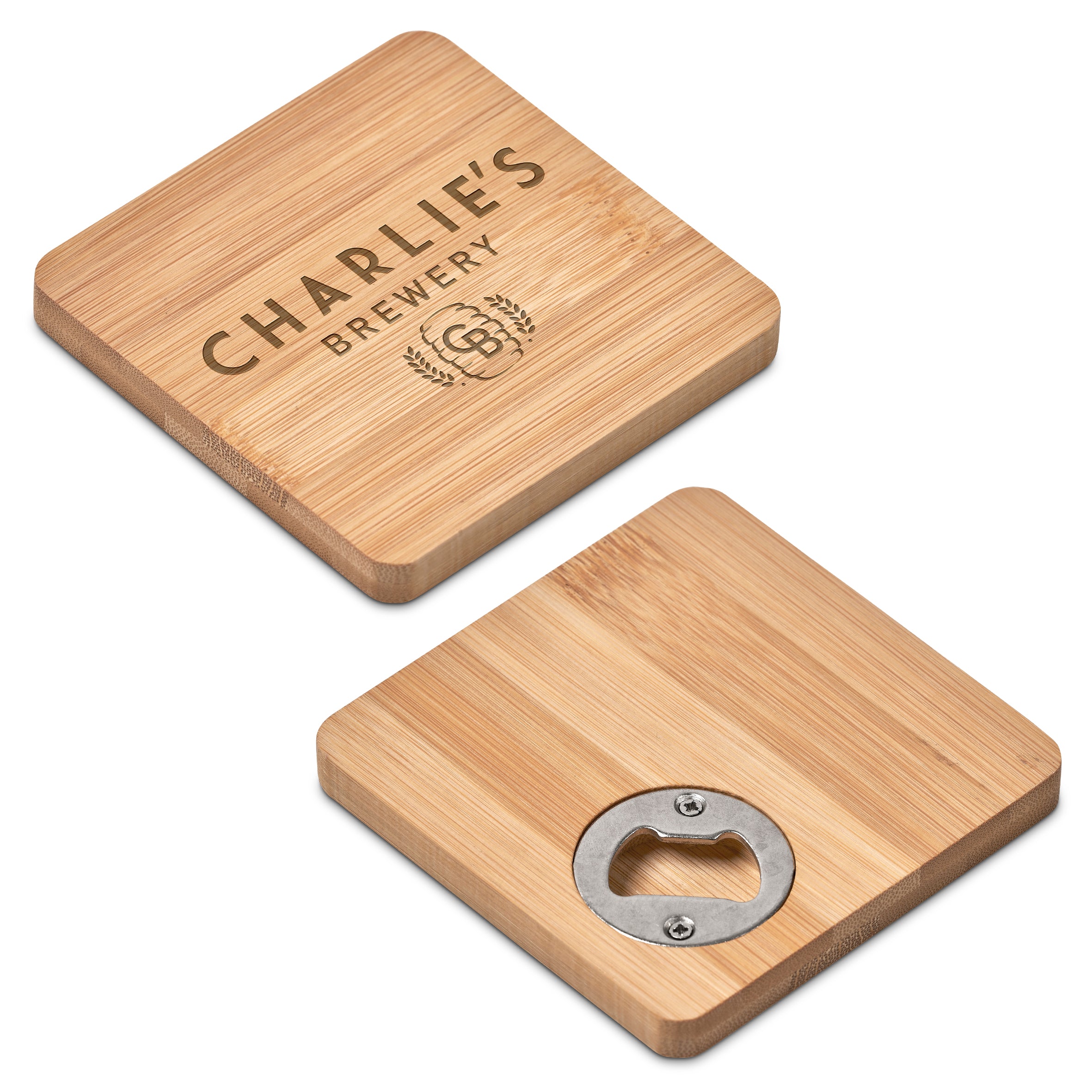 Drifter Bamboo Bottle Opener Coaster