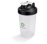 Shake & Burn Plastic Protein Shaker - 400ml