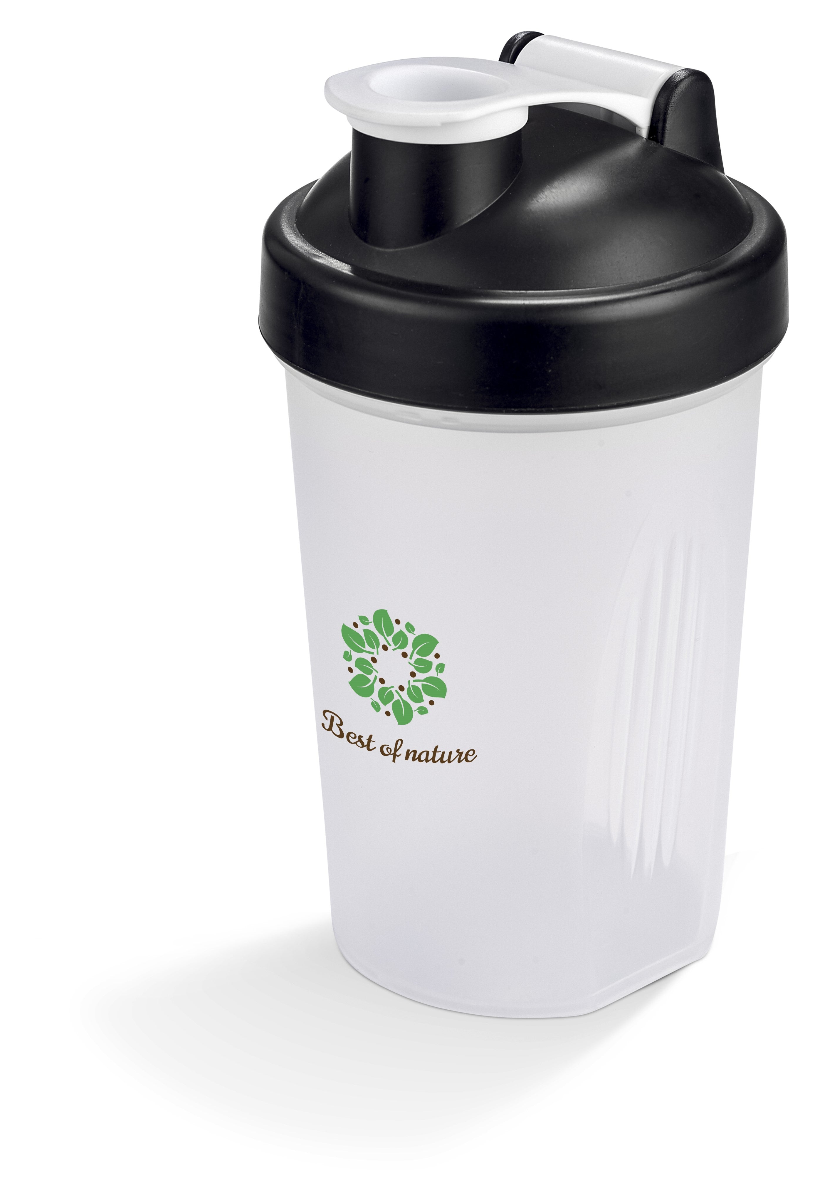 Shake & Burn Plastic Protein Shaker - 400ml