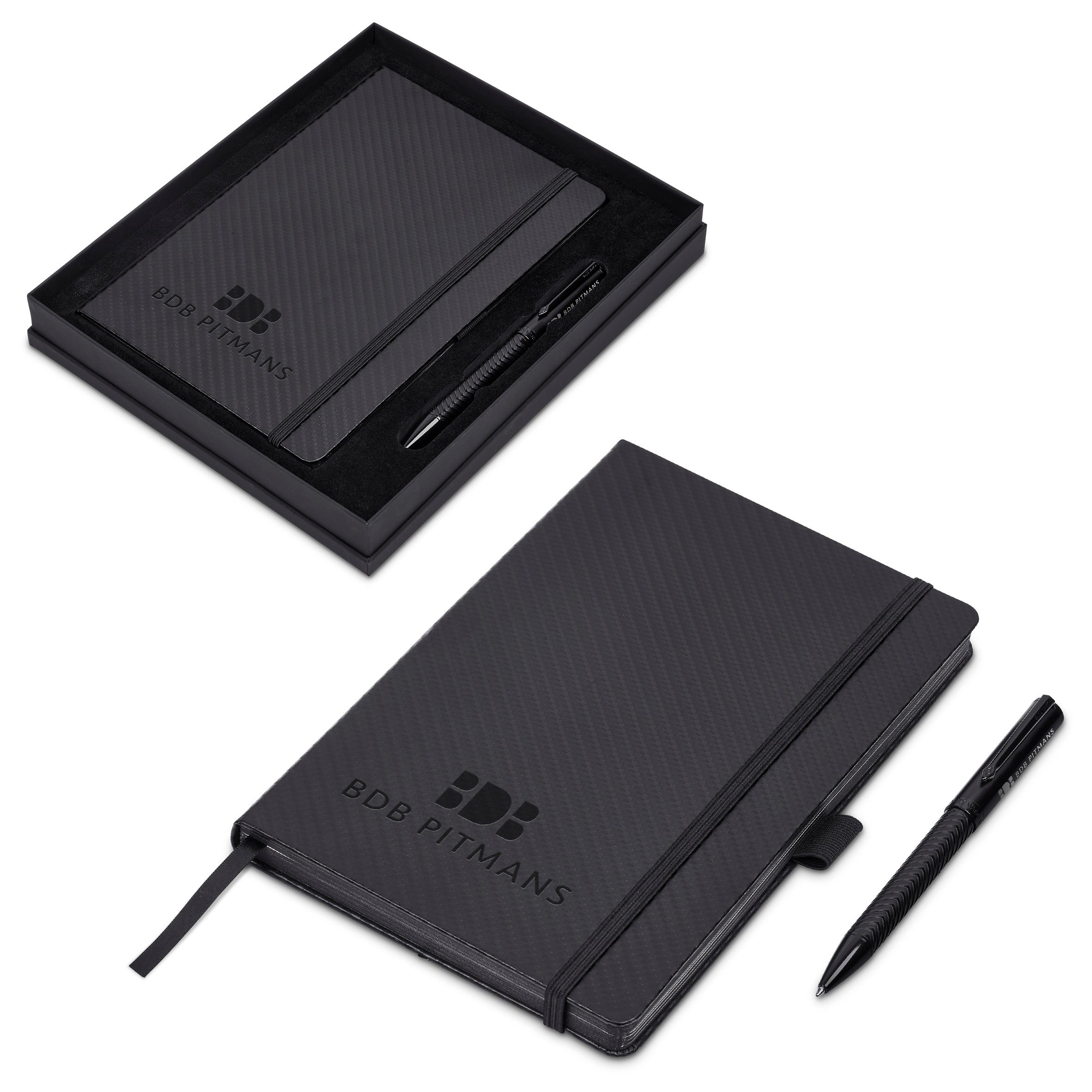 Alex Varga Lagarna Notebook & Pen Set - Black