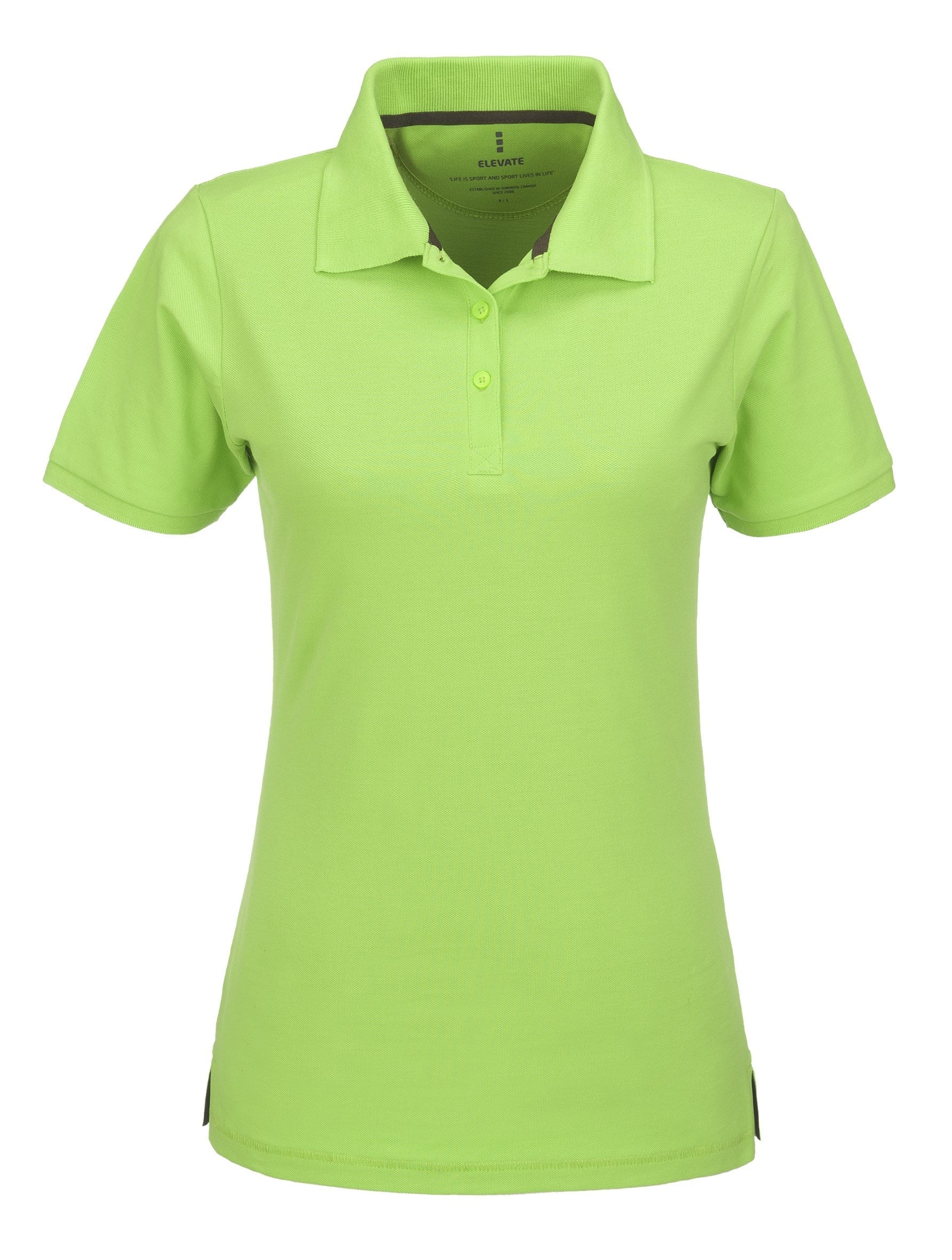 Ladies Calgary Golf Shirt - White Only-L-Lime-L