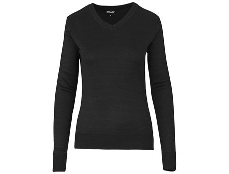 Ladies Long Sleeve Peru V-Neck Jersey-