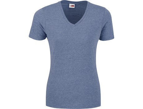 Ladies Michigan Melange V-Neck T-Shirt-