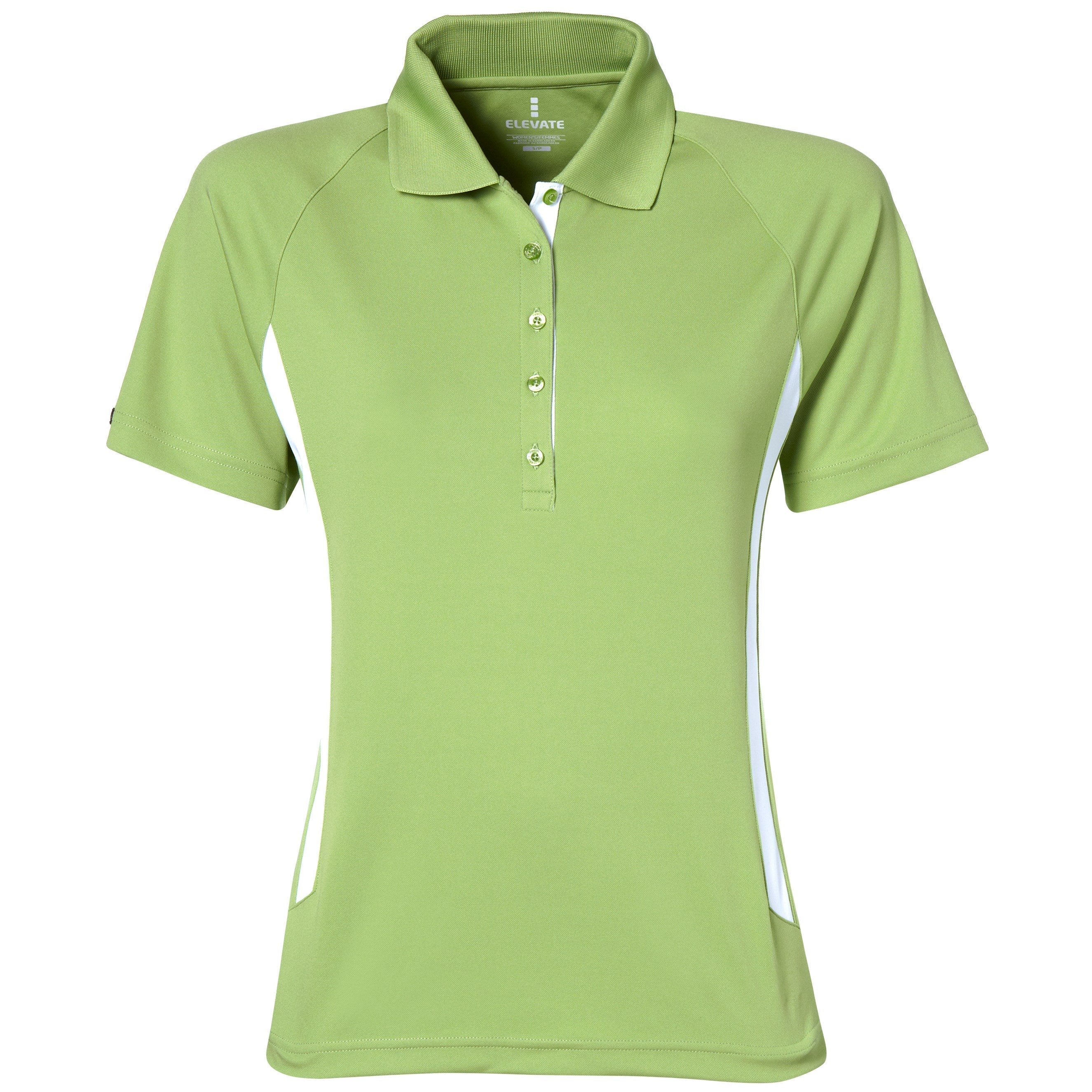 Ladies Mitica Golf Shirt - Navy Only-L-Lime-L