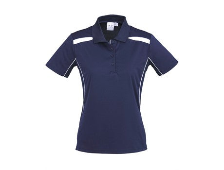 Ladies United Golf Shirt - White Navy Only-