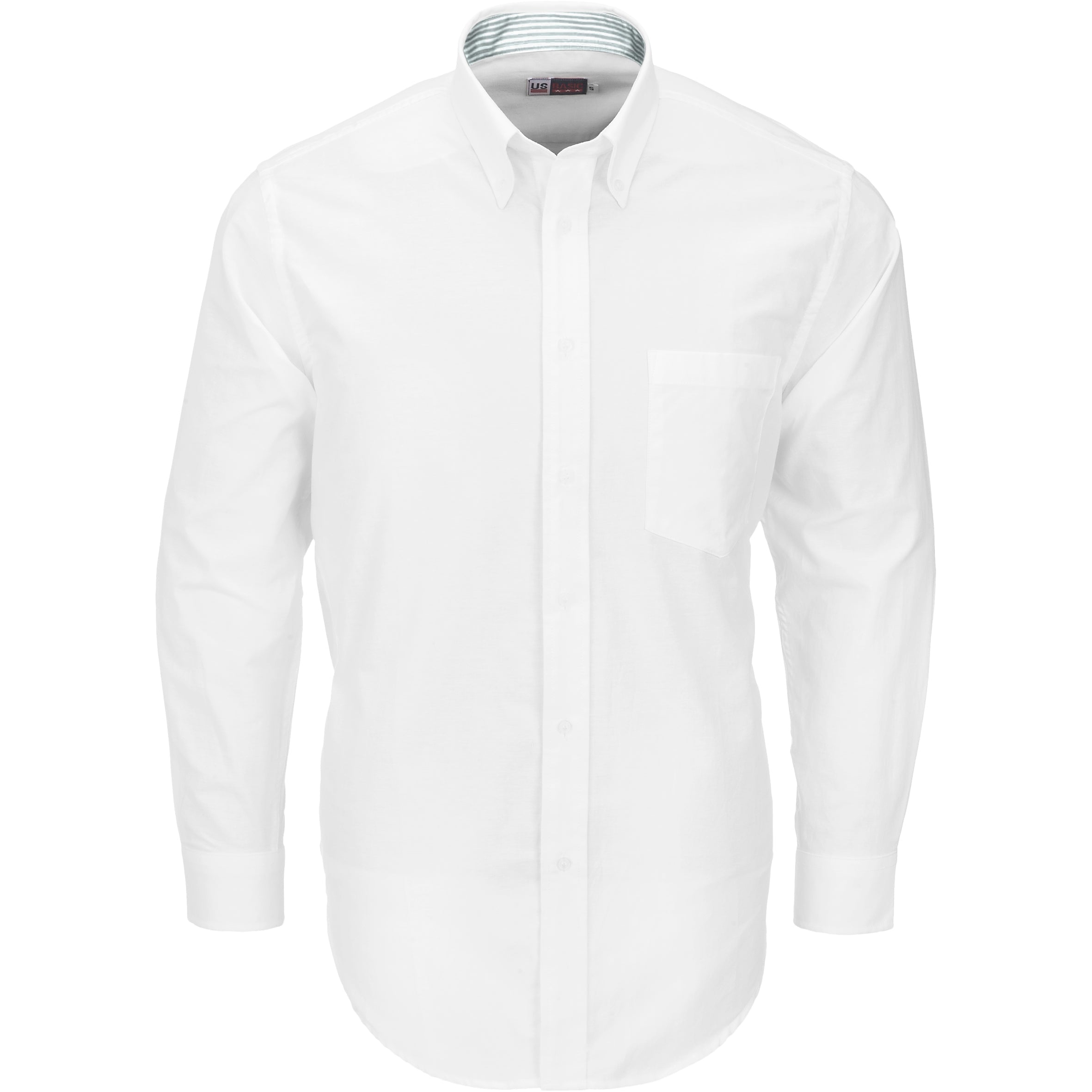 Mens Long Sleeve Aspen Shirt-L-White-W