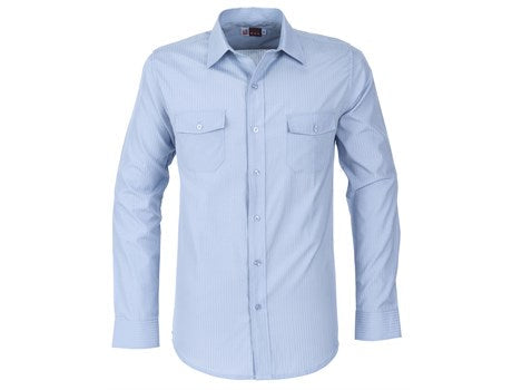 Mens Long Sleeve Bayport Shirt - Light Blue Only-