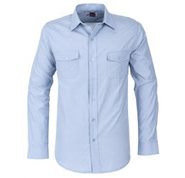 Mens Long Sleeve Bayport Shirt - Light Blue Only-